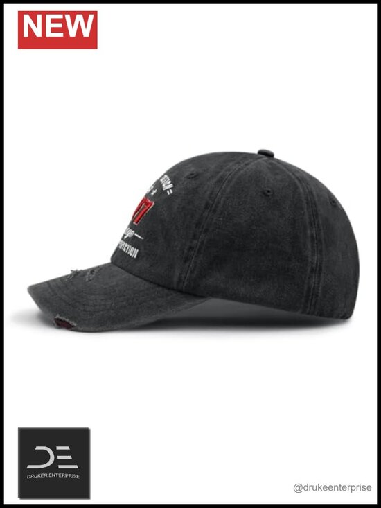 3D Embroidered Vintage Baseball Cap 49th Birthday Gift Unisex 100% Cotton main image 4